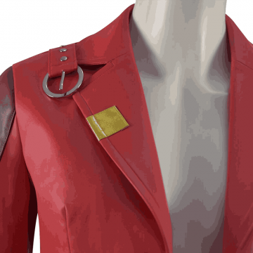 Women's Arcane Vi Style Leather Cosplay Jacket