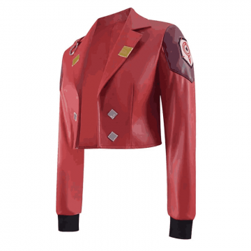 Women's Arcane Vi Style Leather Cosplay Jacket
