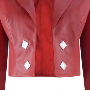 Women's Arcane Vi Style Leather Cosplay Jacket