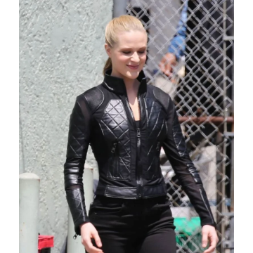 Westworld Dolores Style Black Quilted Leather Jacket
