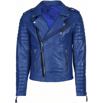 Men's Distressed Blue...