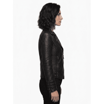 Hawthorne Rocker Black Leather Jacket