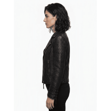 Hawthorne Rocker Black Leather Jacket