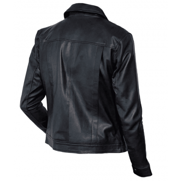 Future Trunks Capsule Corp Black Leather Jacket