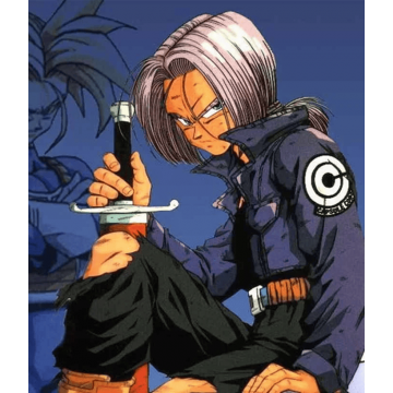 Future Trunks Capsule Corp Black Leather Jacket