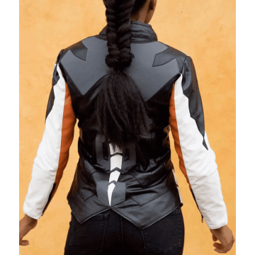 Mercy Valkyrie White Real Leather Jacket