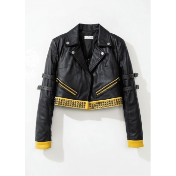 Women's Black and Yellow...