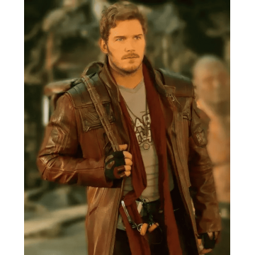 Chris Pratt Guardians of the Galaxy 2 Star Lord Leather Coat Chris Pratt Guardians of the Galaxy 2 Star Lord Leather Coat