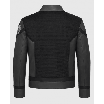 Star Trek Strange New Worlds Grey Leather Jacket