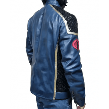 The Rise of Cobra GI Joe Blue Leather Jacket