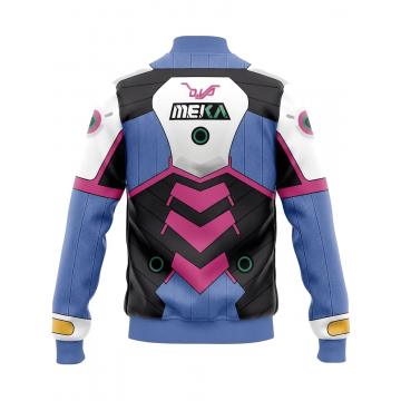 Overwatch D Va Varsity Leather Jacket