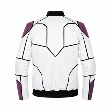 DBZ Frieza Final Form White Leather Jacket