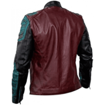 Men's Robin Multicolor Slim Fit Leather Jacket