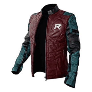 Men's Robin Multicolor Slim Fit Leather Jacket
