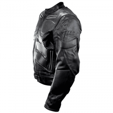 Men's Motorcycle Riding Armor Biker Racing Leather Jacket