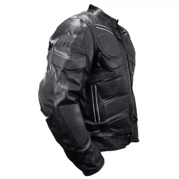Men's Motorcycle Riding Armor Biker Racing Leather Jacket