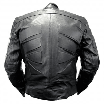 Men's Motorcycle Riding Armor Biker Racing Leather Jacket
