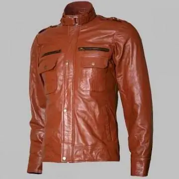 New Men's Tan Brown Moto...