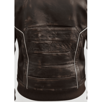 Brown Winter Soldier Bucky Barnes Leather Jacket