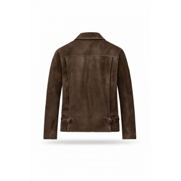 Indiana Jones Suede Leather Brown Jacket Indiana Jones Suede Leather Brown Jacket