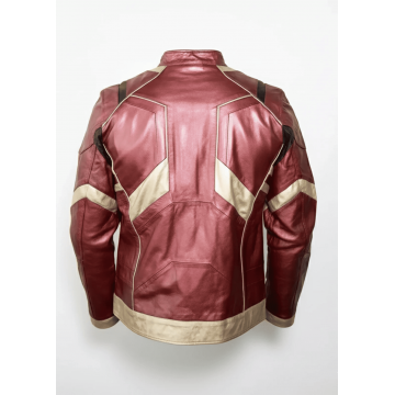 Tony Stark Ironman Armor Leather Jacket