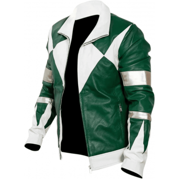 Flesh & Hide F&H Kid's Green Action Hero Faux Leather Jacket