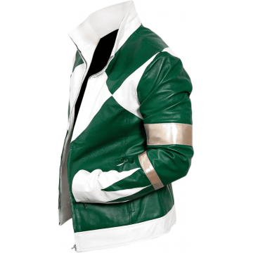 Flesh & Hide F&H Kid's Green Action Hero Faux Leather Jacket