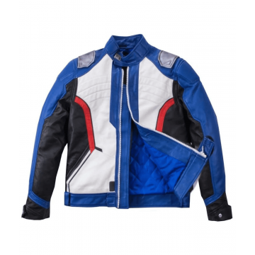 Overwatch Soldier 76 Motorcycle Leather Jacket