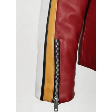 Suzuki Motorcycle Hackers Leather Jacket for Men