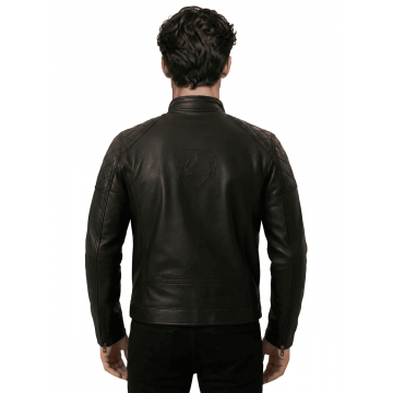 Metal Gear 2 Solid Snake Black Leather Jacket Metal Gear 2 Solid Snake Black Leather Jacket