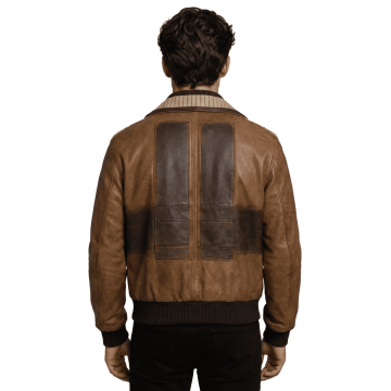 Star Wars Jedi Survivor Cal Kestis Brown Bomber Leather Jacket