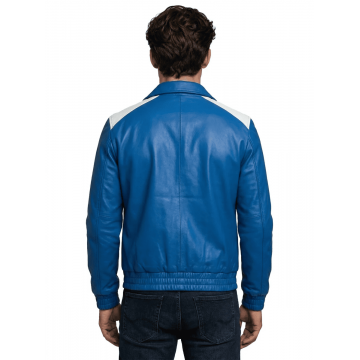 Mortal Kombat 11 Johnny Cage Blue Multi-Color Jacket