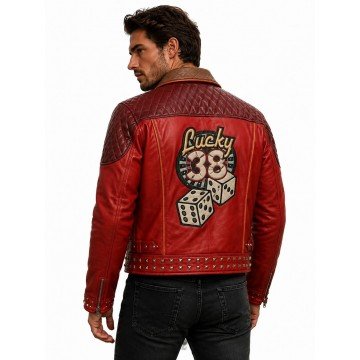 Lucky 38 Vegas Veteran Ranger Fallout Leather Jacket