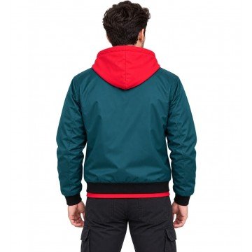 Miles Morales Into The Spider Verse Jacket with Red Hoodie