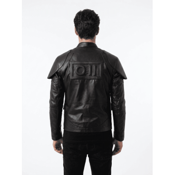 Star Wars Shadow Dark Trooper Black Armor Leather Jacket