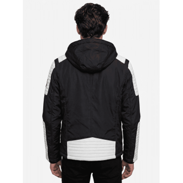 Assassin's Creed Black & White Hybrid Leather Jacket