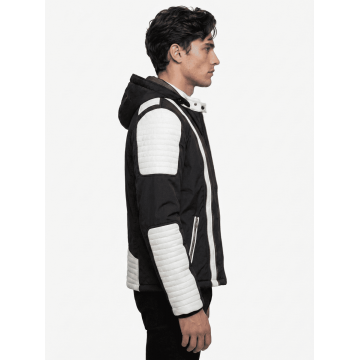 Assassin's Creed Black & White Hybrid Leather Jacket