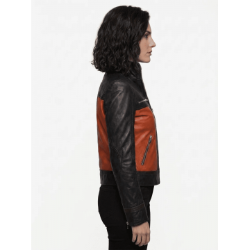Women's Naruto Shippuden Uzumaki Leather Cosplay Jacket