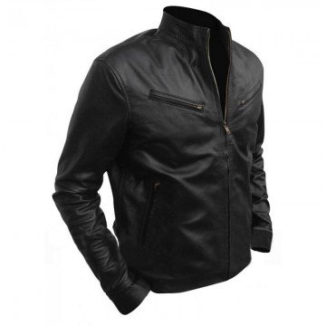 New Vin Diesel Fast And Furious 6 Designer Black Leather Jacket New Vin Diesel Fast And Furious 6 Designer Black Leather Jacket