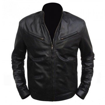 New Vin Diesel Fast And Furious 6 Designer Black Leather Jacket New Vin Diesel Fast And Furious 6 Designer Black Leather Jacket