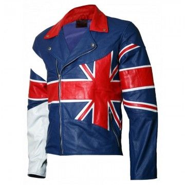UK Union England Flag Biker...