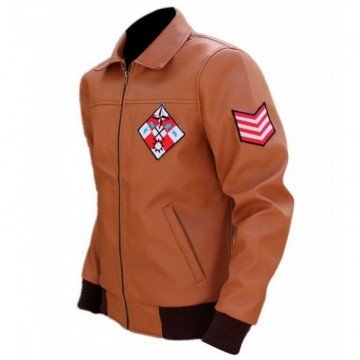 Ryo Hazuki Shenmue III Bomber Brown Leather Jacket Vol 2 Ryo Hazuki Shenmue III Bomber Brown Leather Jacket Vol 2