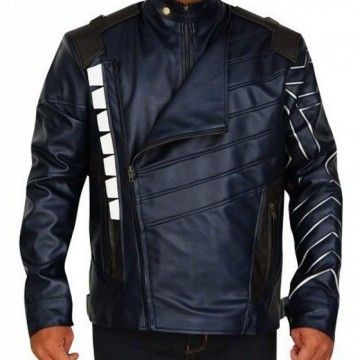 Infinity War Bucky Barnes Winter Soldier White Wolf Jacket Costume