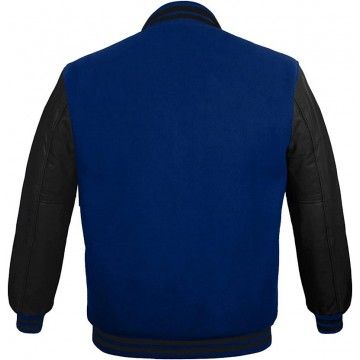 Men's Letterman Wool Navy Blue Baseball Varsity Jacket