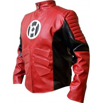 Jaspers Gardener Red Lantern Leather Jacket
