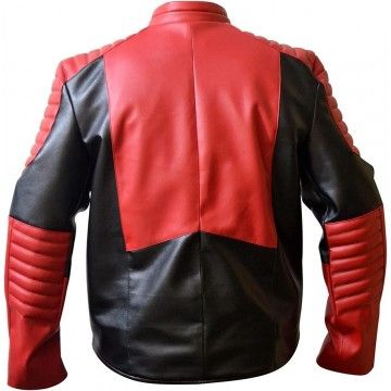 Jaspers Gardener Red Lantern Leather Jacket