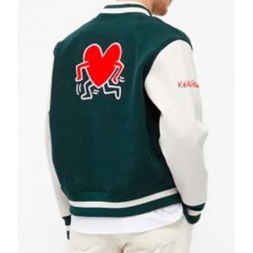 Axel Arigato Illusion Varsity Jacket Dark Green Axel Arigato Illusion Varsity Jacket Dark Green