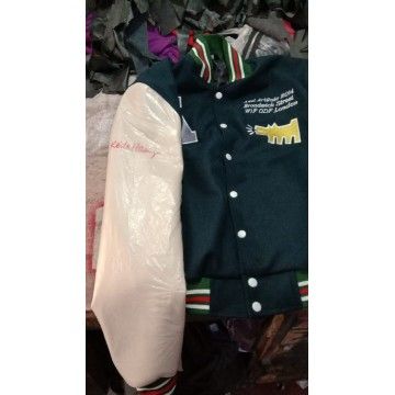 Axel Arigato Illusion Varsity Jacket Dark Green Axel Arigato Illusion Varsity Jacket Dark Green