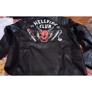 Stranger Things Hellfire Club leather Jacket
