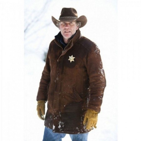 Walt Sheriff  Longmire Robert Taylor Brown Coat
